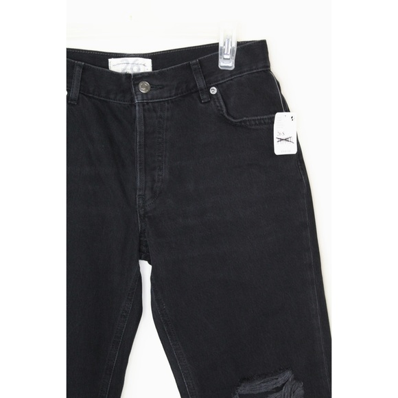 Free People Maggie Mid-Rise Straight-Leg Jeans Size 26S - Picture 6 of 16